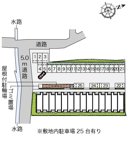 ★手数料０円★三木市平田 月極駐車場